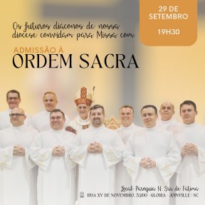 Candidatos ao diaconado celebram Missa com admissão à ordem sacra