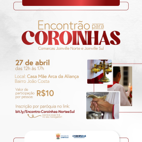 Encontro comarcal de coroinhas acontece no final de abril em Joinville
