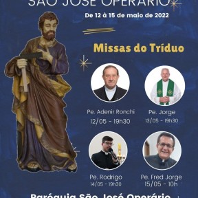 Festa de São José Operário acontece esta semana!