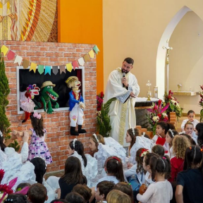 Missa das crianças no Santuário