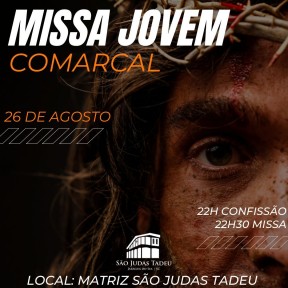 Missa Jovem comarcal acontece em Jaraguá do Sul nesta sexta-feira