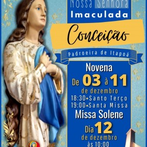 Novena em honra a Nossa Senhora Imaculda Conceição