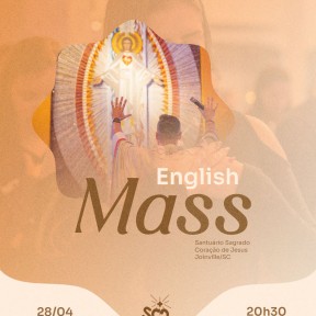 Santuário Sagrado Coração de Jesus realiza Missa em inglês