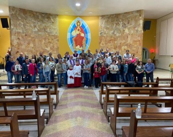 Missa de encerramento da Peregrinação na Diocese de Joinville