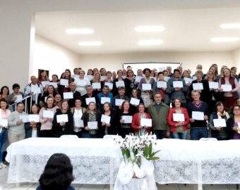 Conclusão do Curso de Teologia para Leigos na comarca São Bento do Sul | Fotos: divulgação