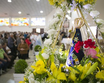 12 de outubro - Missa Santuário Nossa Senhora Aparecida de Mafra | Fotos: Renata Bosqueti