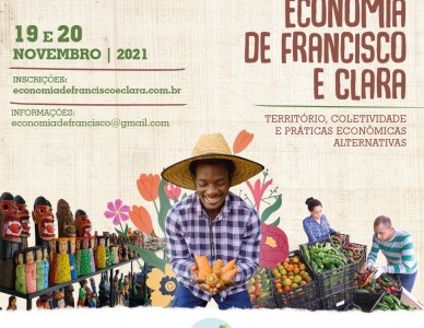 2º Encontro Nacional Economia de Francisco e Clara nos dias 19 e 20 de novembro