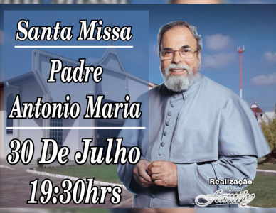 Padre Antonio Maria preside Missa em Joinville