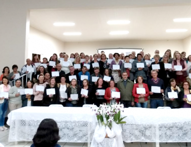 Conclusão do Curso de Teologia para Leigos na comarca São Bento do Sul
