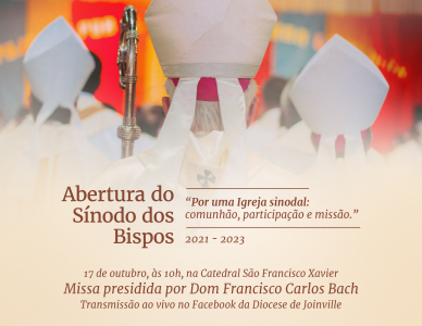 Abertura diocesana do Sínodo dos Bispos 2023 será em 17 de outubro