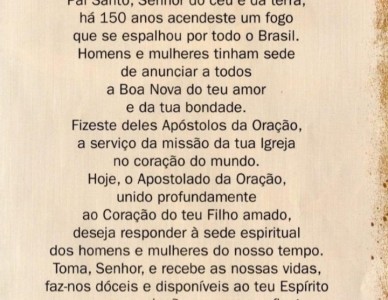 Apostolado da Oração comemora 150 anos no Brasil com Missa transmitida pela Rede Vida