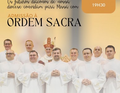 Candidatos ao diaconado celebram Missa com admissão à ordem sacra