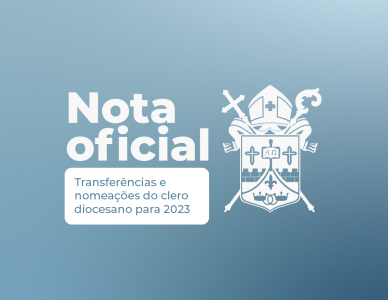 Comunicado de transferências e nomeações da Diocese de Joinville para 2023