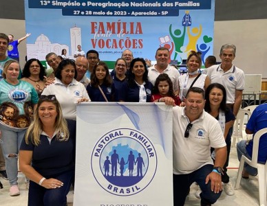 Diocese de Joinville participa do 13º Simpósio e Peregrinação das Famílias