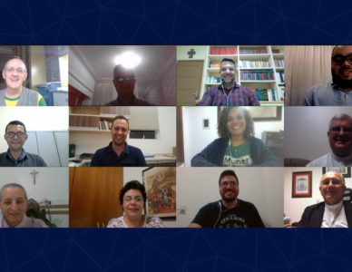 Membros do Grupo de Reflexão Pastoral do Regional Sul 4 da CNBB realizam reunião virtual