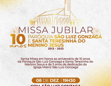 Missa Jubilar da Paróquia São Luiz Gonzaga