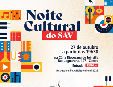 Noite Cultural promovida pelo SAV acontece na próxima semana
