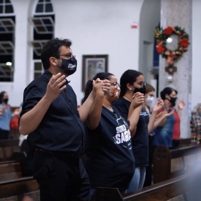 Novena de Natal no Santuário Sagrado Coração de Jesus, em Joinville