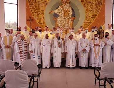Padres da Diocese de Joinville participam de retiro