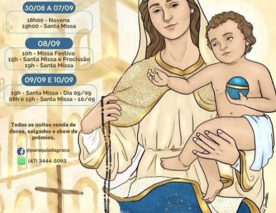Paróquia Nossa Senhora da Graça realiza 358ª edição da sua tradicional Festa