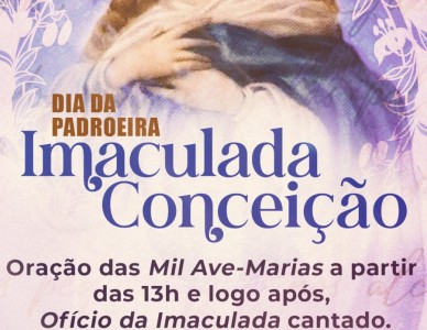 Paróquia Nossa Senhora Imaculada Conceição celebra festividades em honra à padroeira