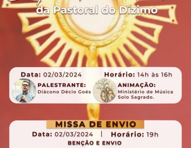 Paróquia São Sebastião promove encontro paroquial de espiritualidade do dízimo
