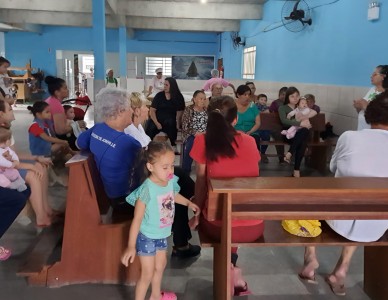 Pastoral da Criança realiza encontro de celebração da vida no bairro Comasa