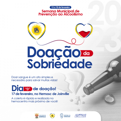 Semana Municipal de Prevenção ao Alcoolismo acontece pela segunda vez em Joinville